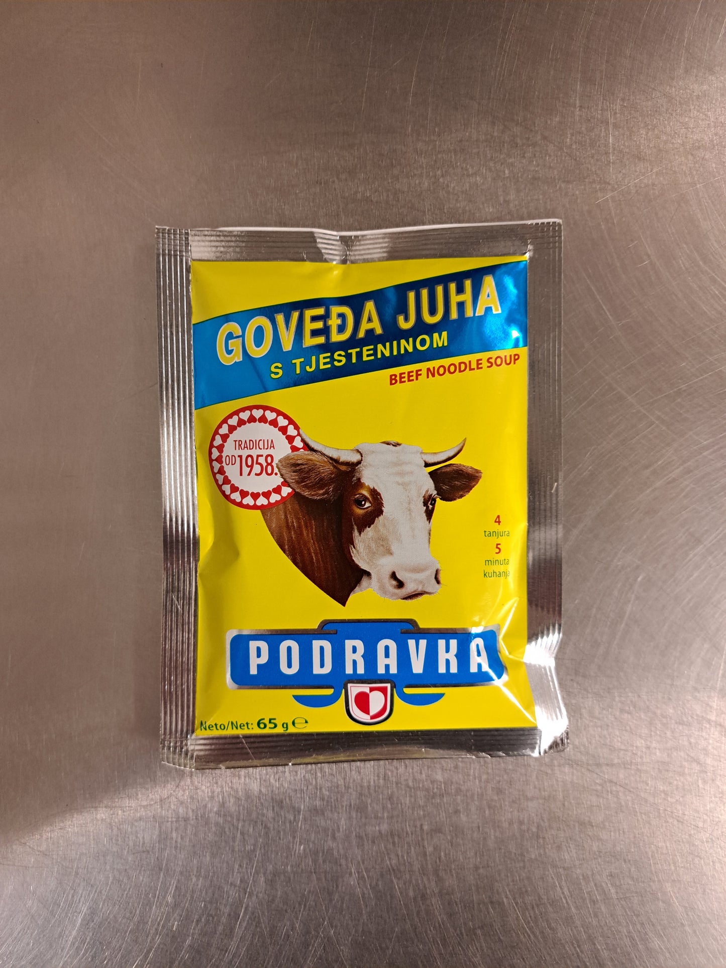 Podravka oxsoppa - govedja juha 65g