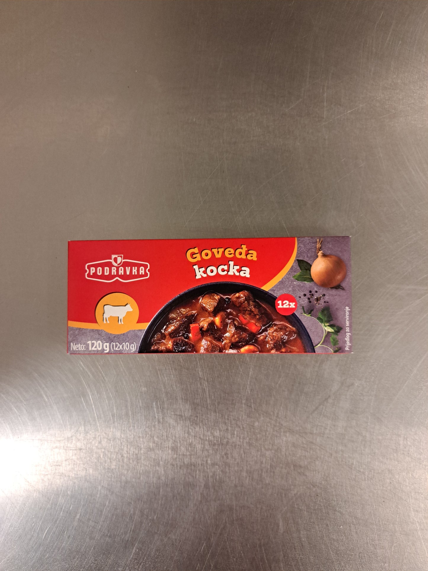 Podravka Nötbuljong - Govedja kocka (12 x 10g)