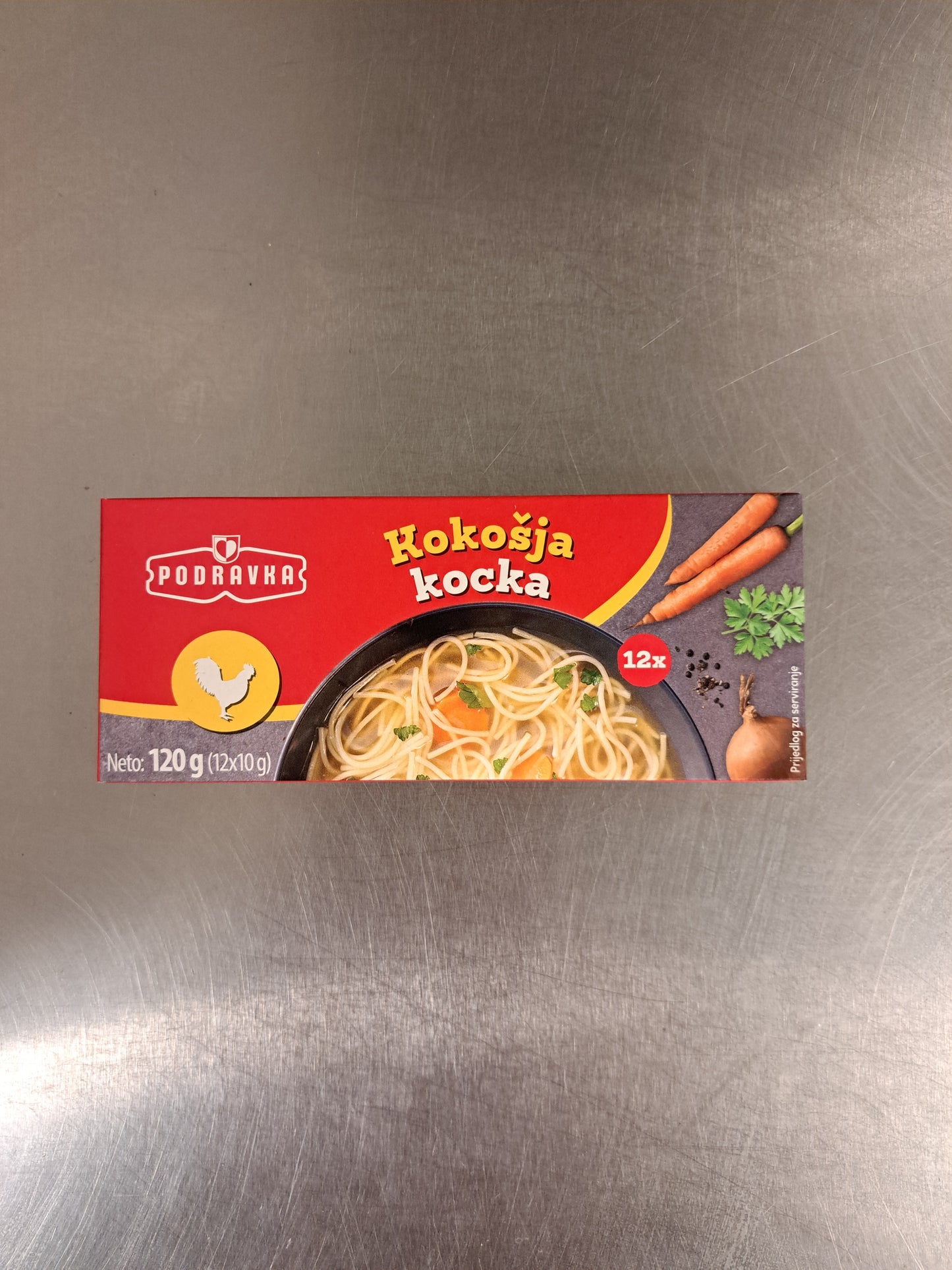 Podravka Kycklingbuljong - Kokosja kocka (12 x 10g)