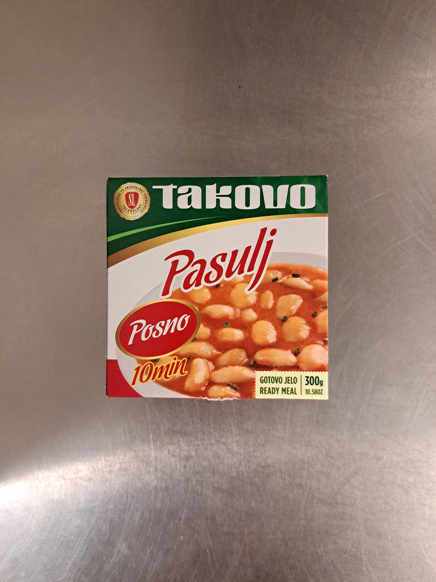 SL Takovo Böngryta med grönsaker - Pasulj posni 300g