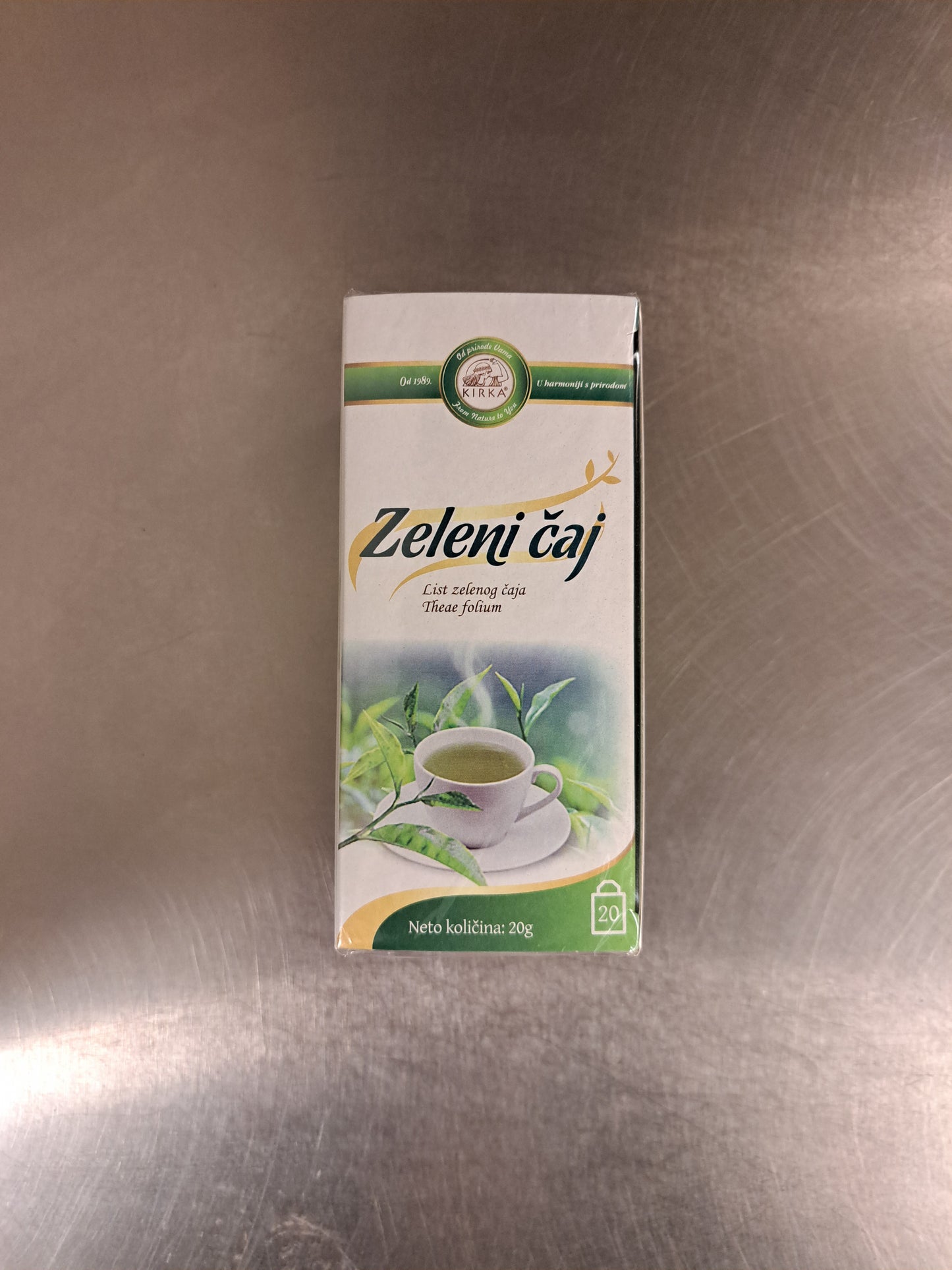 Kirka grönt te - zeleni caj (20 x 1g)