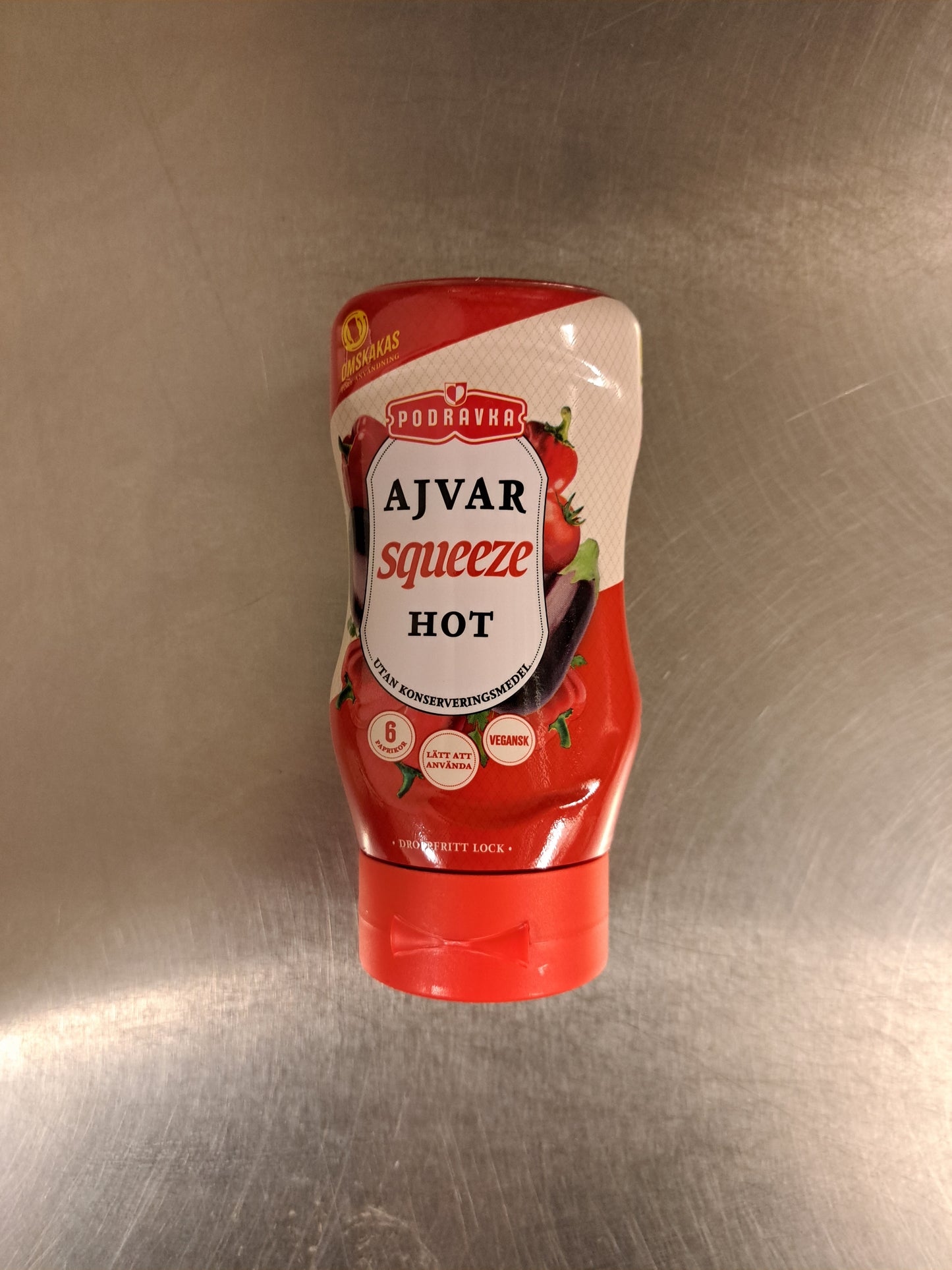 Podravka Ajvar squeeze stark - ljuti 310g