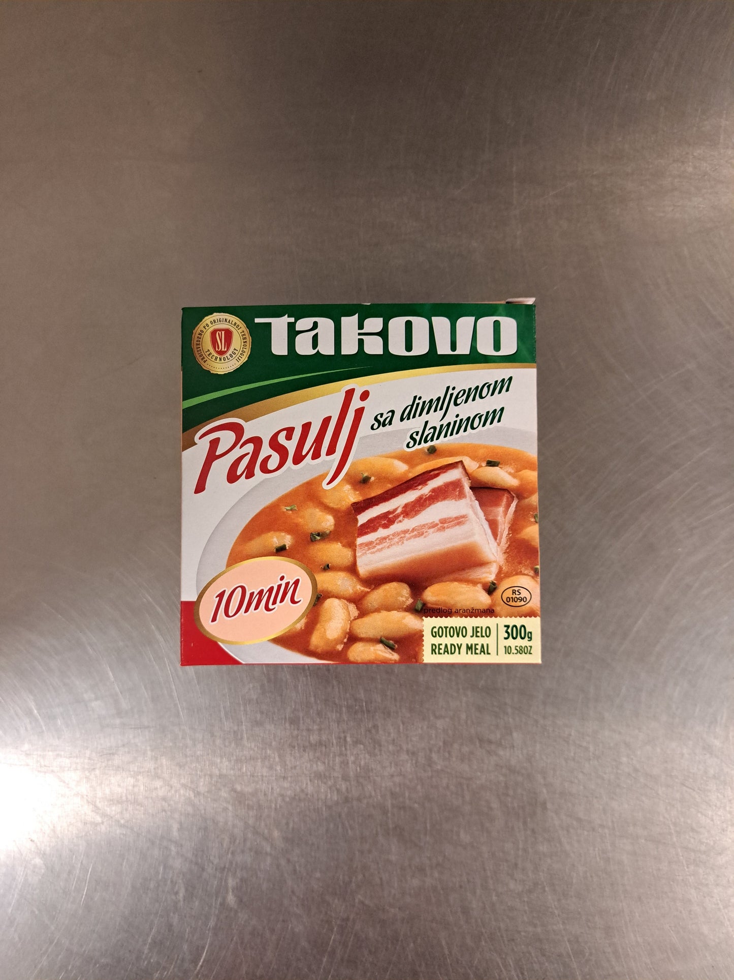 SL Takovo Böngryta med rökt fläsk - Pasulj sa slaninom 300g