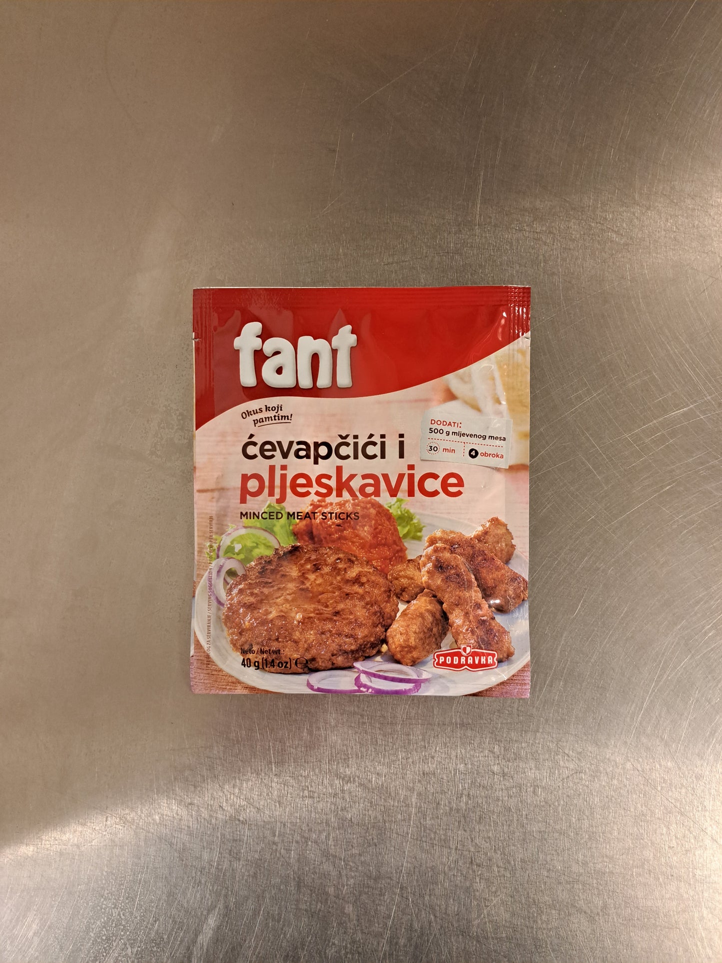 Fant krydda - Cevapi i pljeskavice 40g