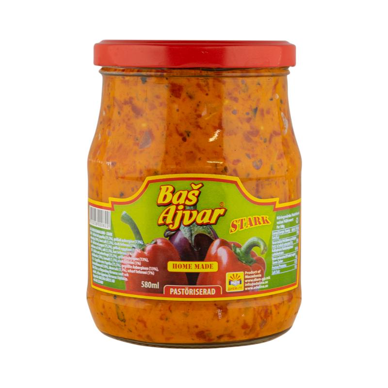 Bas Ajvar stark - ljuti 580ml