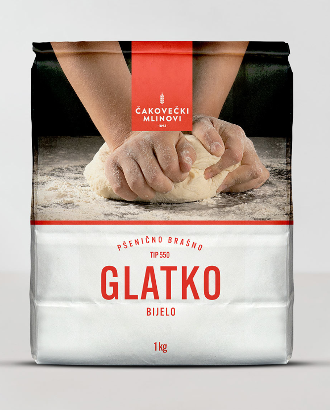 Cakovecki Mlinovi Bijelo psenicno brasno - Vetemjöl 1kg