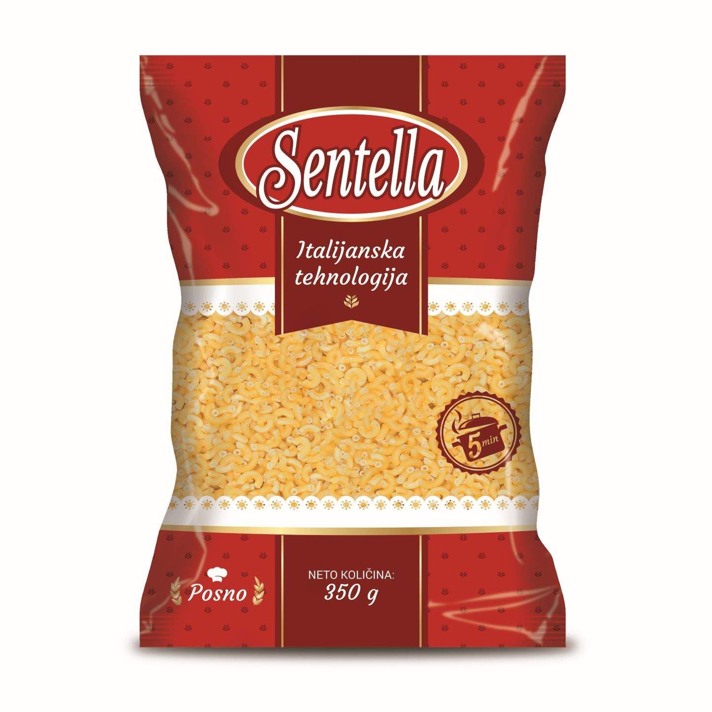Sentella Cornetti rigati 350g