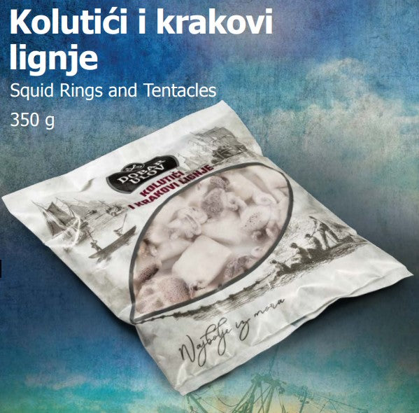 Perla Kolutici i krakovi lignje - bläckfiskblandning 350g