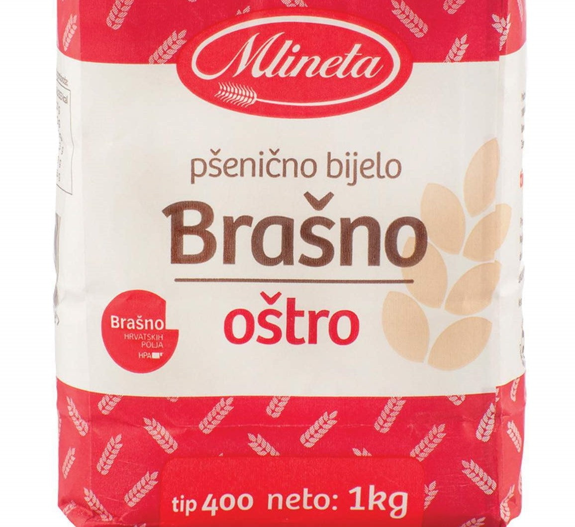 Mlineta Psenicno bijelo brasno - Vetemjöl 1kg