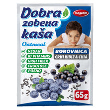 Zobena kasa - borovnica, ribizla i chia 65g