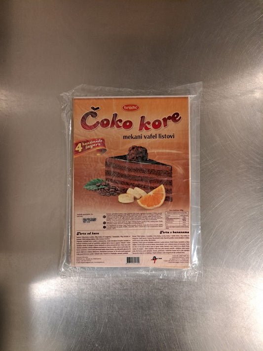 Bradic Coko kore - tårtlager choklad