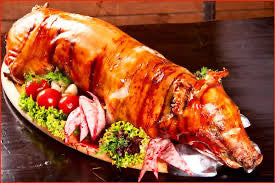 Prasece pecenje sa raznja ca 3kg
