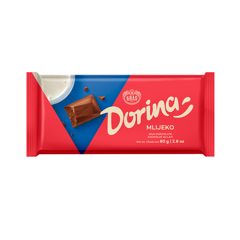Kras Dorina Mlijecna cokolada - Mjölkchoklad 80g
