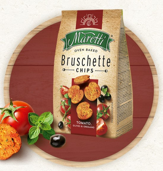 Maretti Bruschette Rajcica/Masline/Origano - Tomat/Oliver/Oregano 70g
