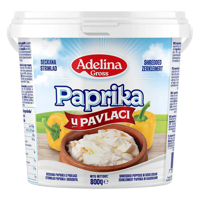 Paprika u pavlaci - sjeckana 800g