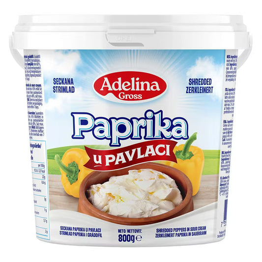 Paprika u pavlaci - sjeckana 800g